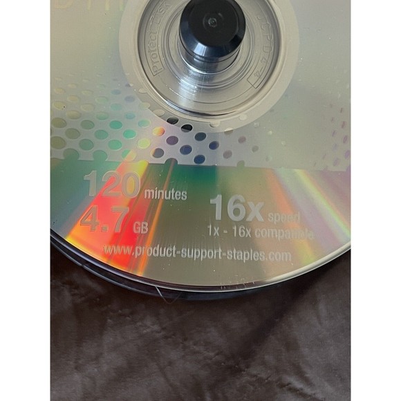 Staples DVD+R 120 Minutes/4.7GB, 16x speed 1×-16x 49 DVD left from 100 Open - Picture 10 of 14